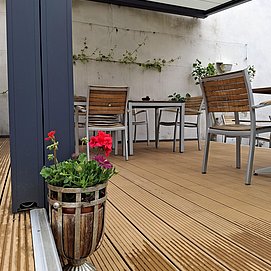 Terrasse Linden's Pension-Restaurant (3)