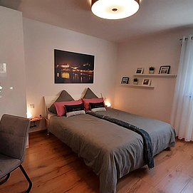 stimmungsvolles Schlafzimmer