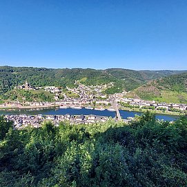 Panorama vom Aussichtspunkt "Wetterfahne"
