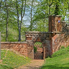 Eingang Landesdenkmal Klause