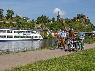 Kids-Tour am Saar-Radweg in Saarburg