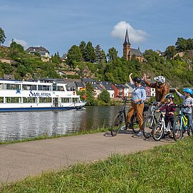 Kids-Tour am Saar-Radweg in Saarburg