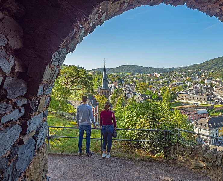 Blick vom Burgplateau