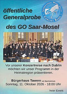 Öffentliche Generalprobe GO Saar-Mosel Öffentliche Generalprobe GO Saar-Mosel