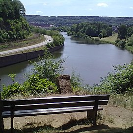 Aussichtspunkt am Saarradweg