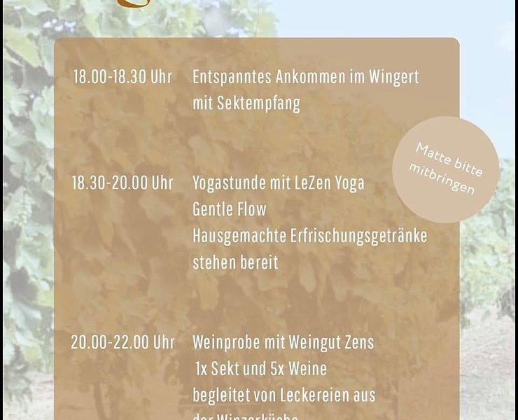 Yoga und Wein (2)