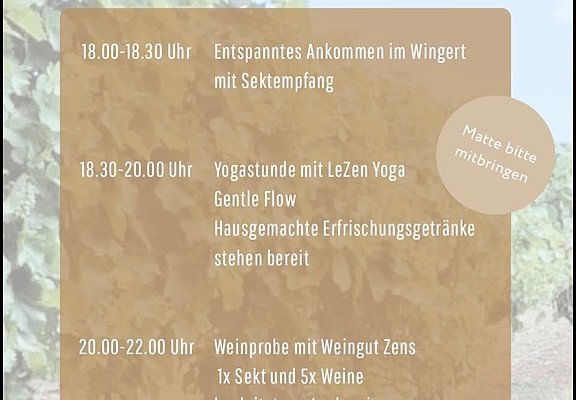 Yoga und Wein (2)