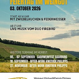 Feiertag im Weingut Philipps