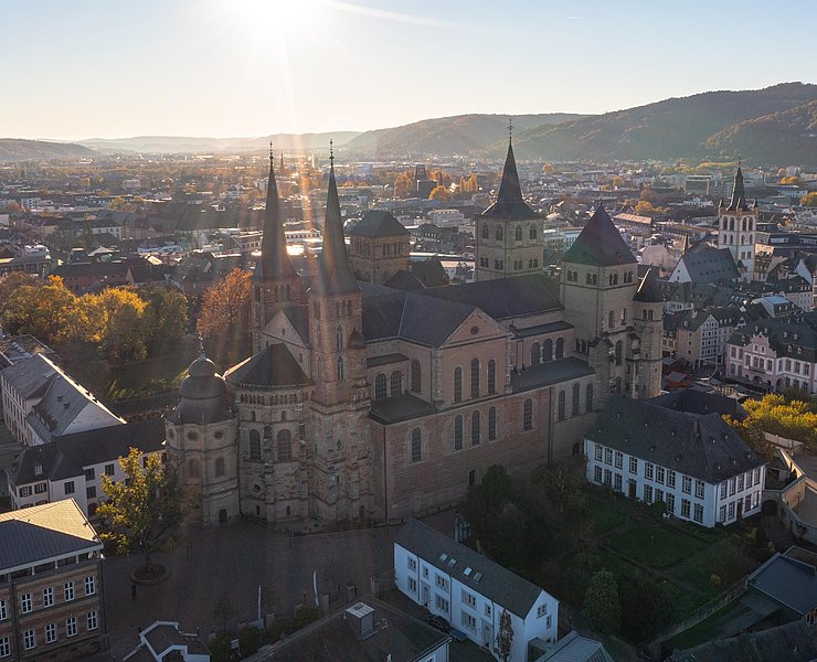 Luftbild Trierer Dom St. Peter