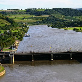 Stauwehr Schoden
