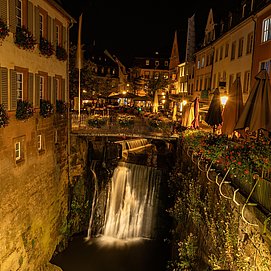 Saarburg bei Nacht (4)