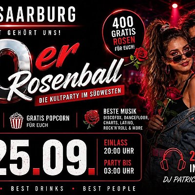 Foto: 80s Rosenball am 21.08.2026