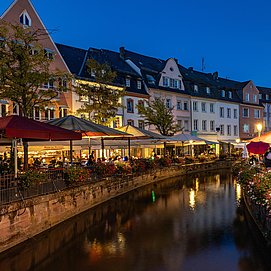 Saarburg bei Nacht (1)