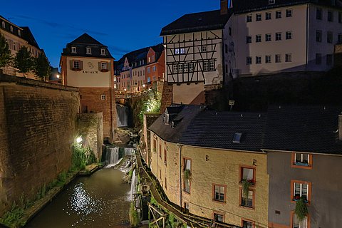 Saarburg bei Nacht (1) Saarburg bei Nacht (1)