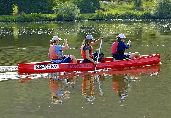 Kanufahren auf der Saar (1)