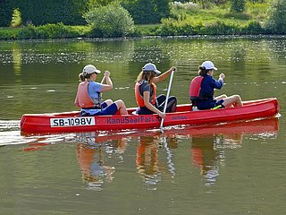 Kanufahren auf der Saar (1)