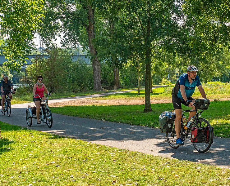 Radweg bei Konz