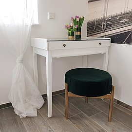 Sitzecke im Schlafzimmer
