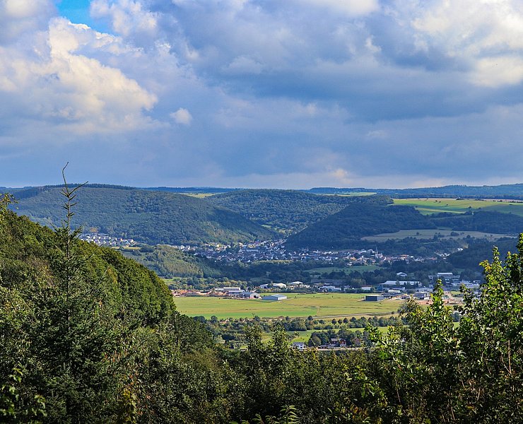 Blick in den Naturpark Saar-Hunsrück