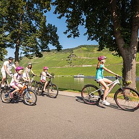 Radtour mit der ganzen Familie