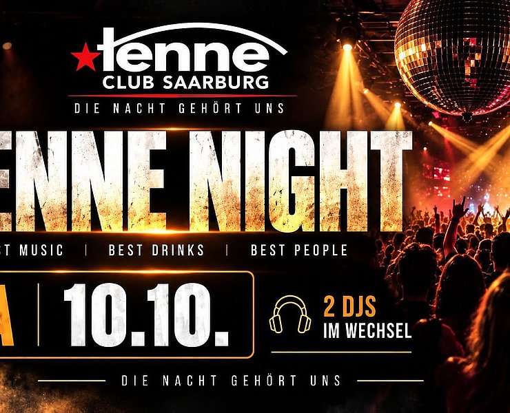 Tenne Night 10.10.2026