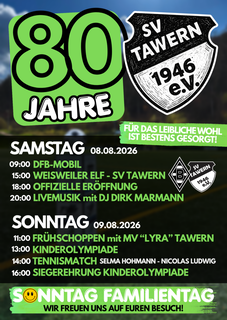 80 Jahre SV Tawern 80 Jahre SV Tawern