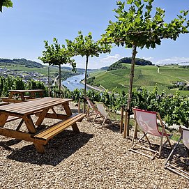 Weinhütte im Leiterchen in Nititel