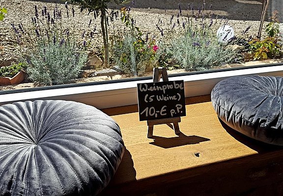 Wohnzimmer mit extra breiter Fensterbank