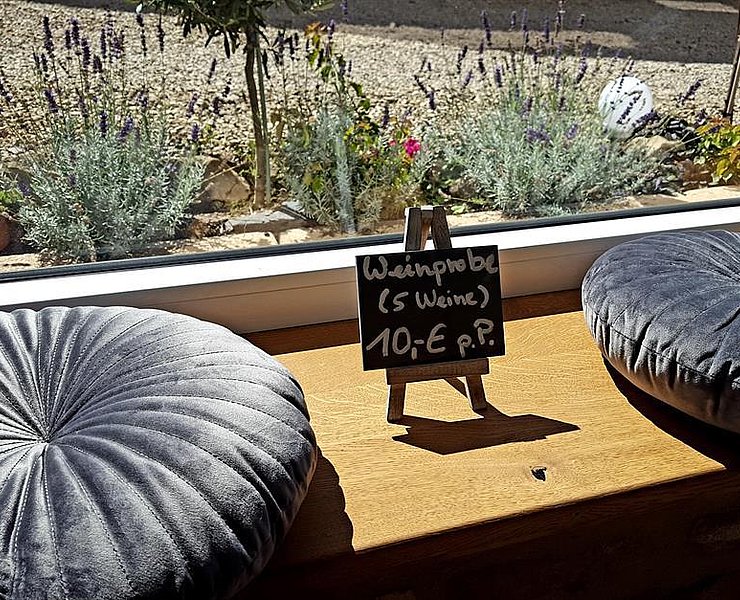 Wohnzimmer mit extra breiter Fensterbank