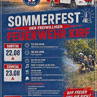 Foto: Sommerfest der FFW Kirf
