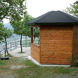 Moselblick an der Enkircher Schutzhütte