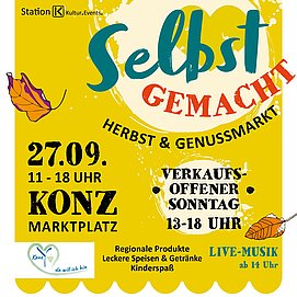 Selbst gemacht: Herbst- und Genussmarkt