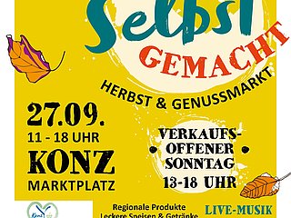 Selbst gemacht: Herbst- und Genussmarkt
