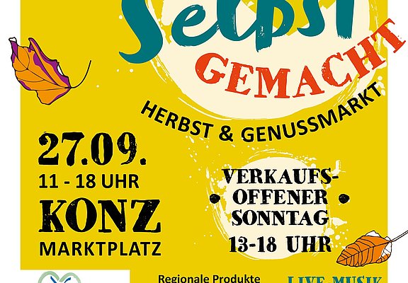 Selbst gemacht: Herbst- und Genussmarkt