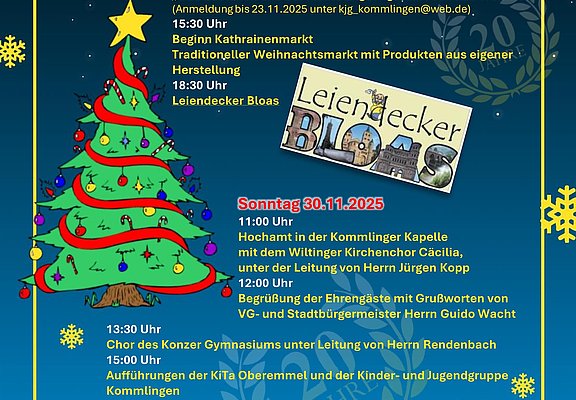Programm Kathrainenmarkt Kommlingen 2025