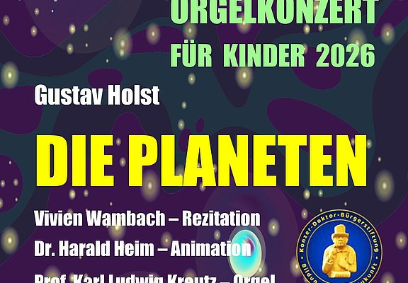 Orgelkonzert für Kinder 2026