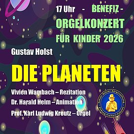 Orgelkonzert für Kinder 2026