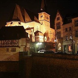 Saarburg bei Nacht (2)