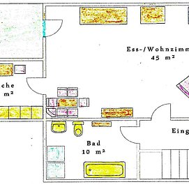 Ferienhaus Fisch, Schoden Grundriss EG