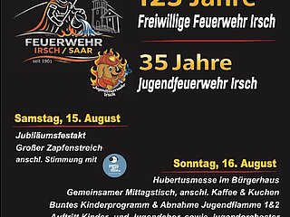 125 Jahre Feuerwehr Irsch