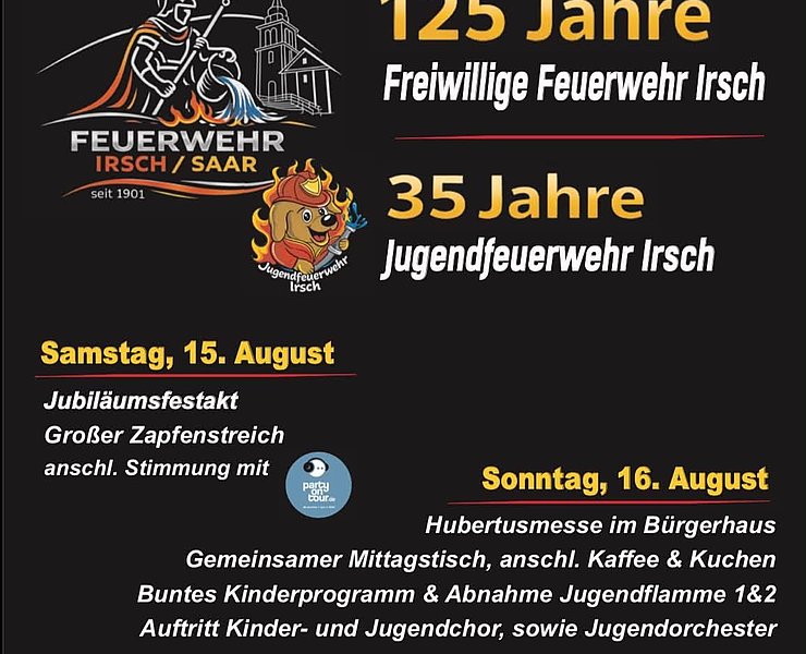 125 Jahre Feuerwehr Irsch
