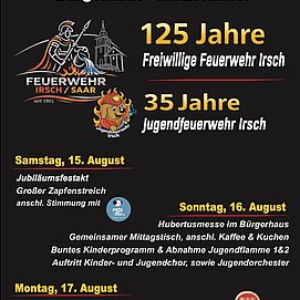 125 Jahre Feuerwehr Irsch