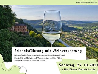 Erlebnisführung mit Weinverkostung