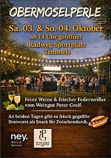 Obermoselperle am 03.10.+.04.10.2026 Obermoselperle am 03.10.+.04.10.2026