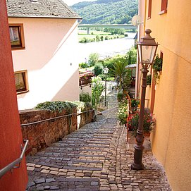 Gässchen in der Saarburger Altstadt