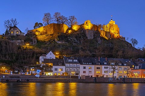Saarburg bei Nacht (1) Saarburg bei Nacht (1)