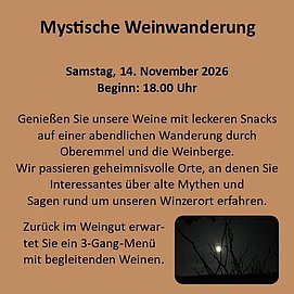 Mystische Weinwanderun