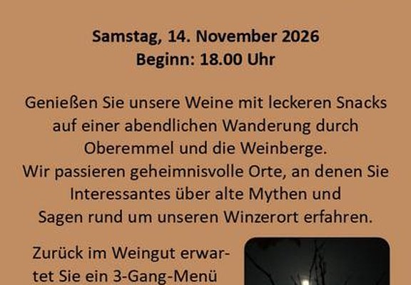 Mystische Weinwanderun