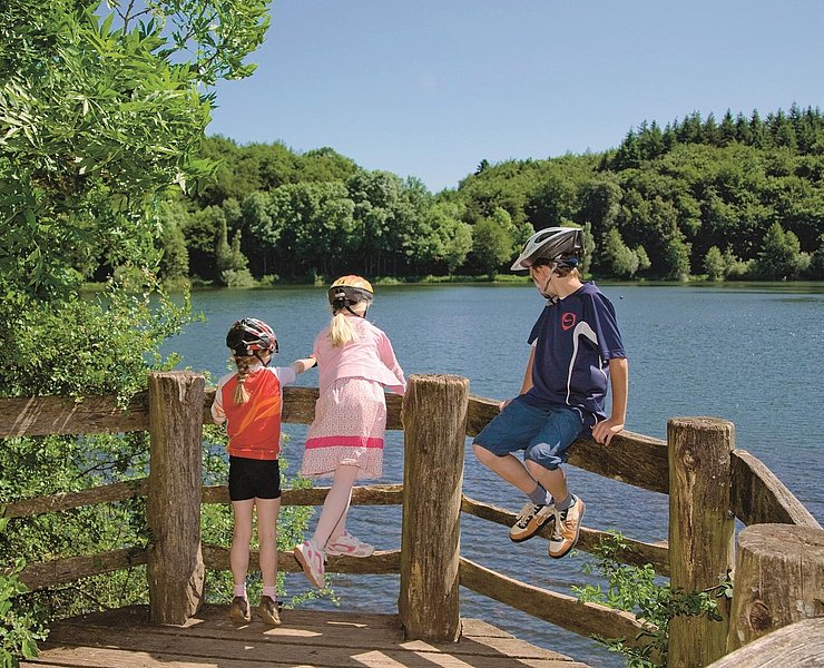 Maare-Mosel-Radweg: Holzmaar
