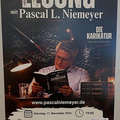 Foto: Lesung Pascal L. Niemeyer